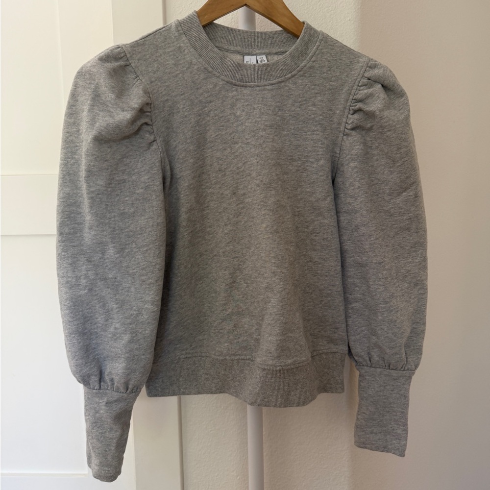 & Other Stories Heather Gray Crewneck Sweatshirt